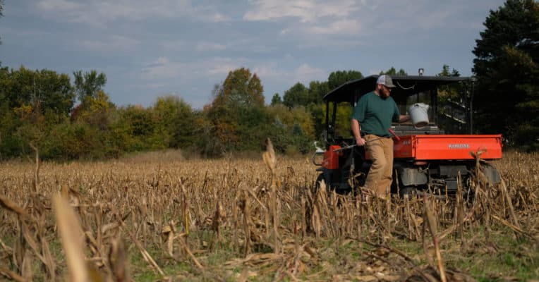 farmer in field